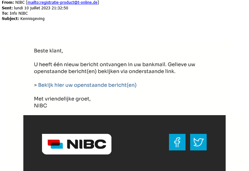 Phishing Voorbeeld 2023 07 11